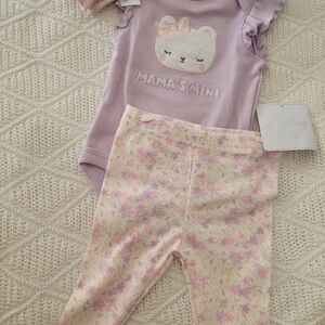 Cozy Purple and Cream Pajama Set for Relaxed Nights